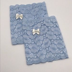 Brand new handmade stretch lace boot cuffs.One size